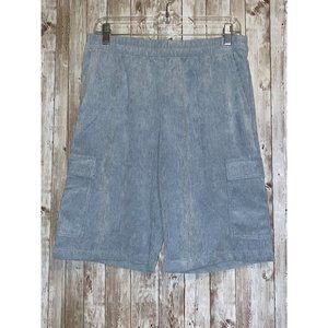 Men's Pull On Steel Blue Collusion Shorts Size XS (28" - 30" waist)
